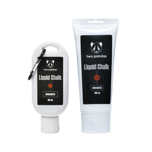 Two Pandas Brown Chocolate liquid chalk 50ml and 100ml bottles